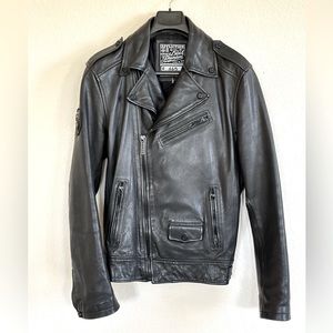 Affliction Limited Addition Premium Leather Jacket Size L